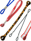 2-Loop-End Leashes - Overall View - Nylon, Elastic, Fabric, Cotton, Polyester Plastic Cord or Strap Leash Lanyards