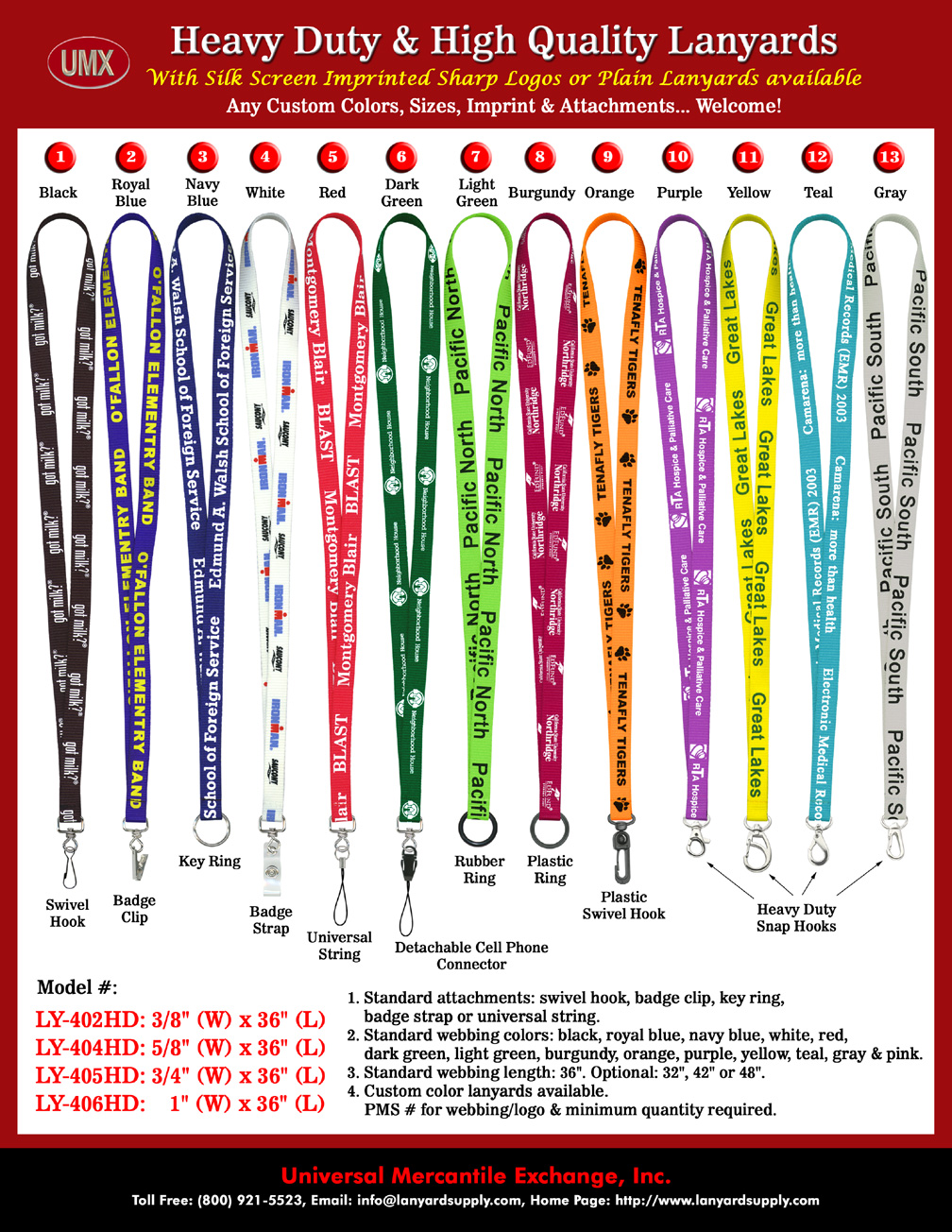 Custom Lanyards Factory: Special Custom Made and Custom Designed Lanyard