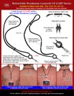 Retractable Safety Lanyards, Retractable ID Lanyards Sample Application Instructions and Guides