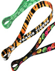 The 5/8" flat straps pre-printed with a variety of themes are great for applications need a higher quality or images, like fashion, clothing, or product displays.