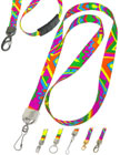 Modern Art Lanyards: Geometric, Abstract, Psychedelic, Trippy, Groovy, Pop Arts Lanyards.