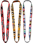 5/8" Sewn-On Pre-Printed Neck Straps, Bands Or Ring Lanyards With Adjustable Sliders.
