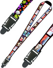 Quick Release Snap Closure Lanyards with USA-Landmark and Paw-Print Themes