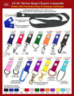 Easy-Snap-On Neck Lanyards.