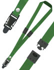 Double Safety Snap-On Lanyards with Quick Release Buckles