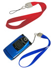Ez-Adjustable Plain Color Cell Phone, Camera, MP3, Flashlight Wrist Straps.