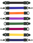 5/8" Plain Color Universal Link All Plastic 2-End Lanyards - Scan-Safe Leashes With 13-Colors In Stock.
