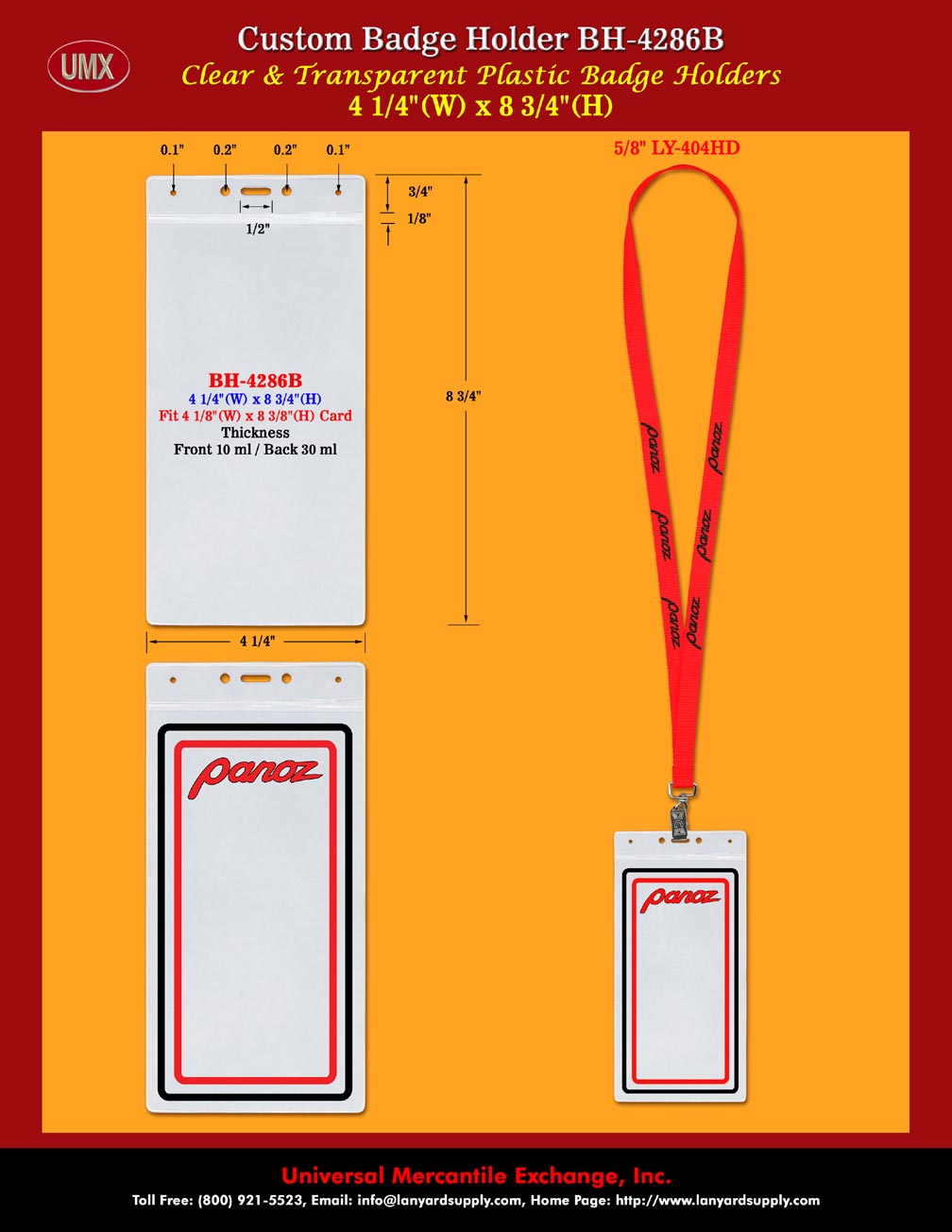 Solution For Your  Custom Logo Badge Holder and Lanyard with fast delivery