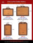Leather ID Holders For Fashion IDs or ID Badges
