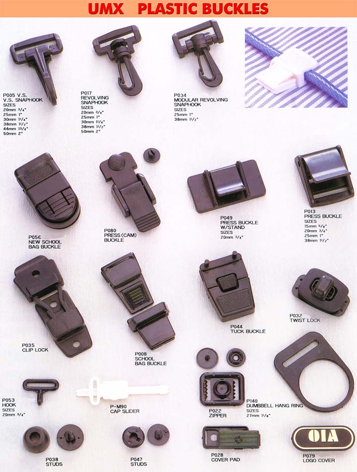 Plastic buckle series 3: Large Picture of Plastic Snap Hooks, Hooks, buckles, Studs, Locks